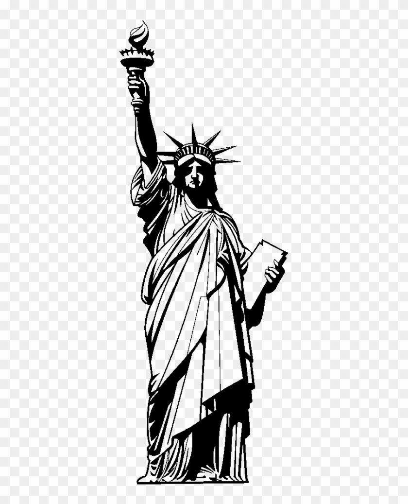 Statue Of Liberty Drawing Clip Art - Statue Of Liberty Drawing #758375