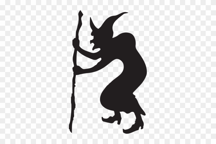 296ra - Witch - Witches Silhouette #758391