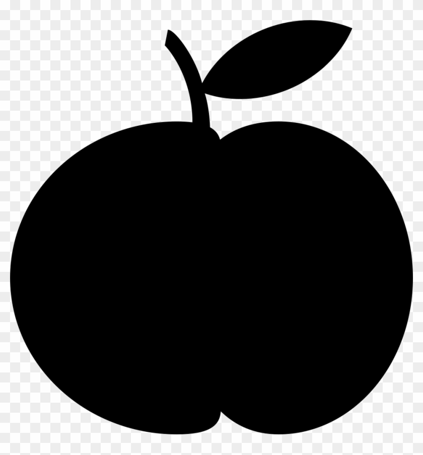 Four Seasons Fruit Comments - Apple Silhouette Png #758451
