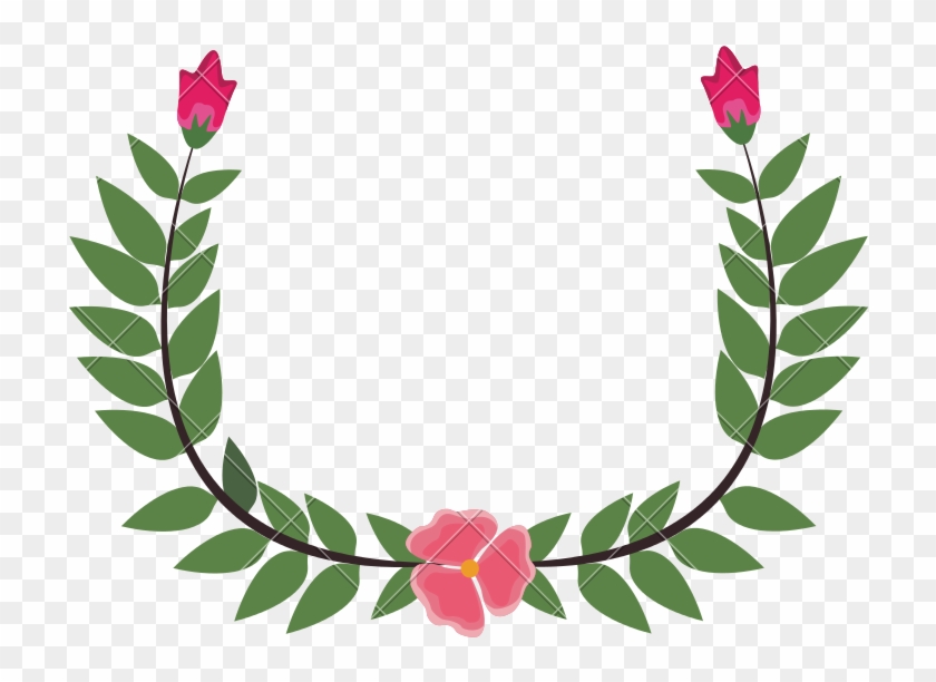 Laurel Wreath - Flower Crown Leaves Drawing #758513