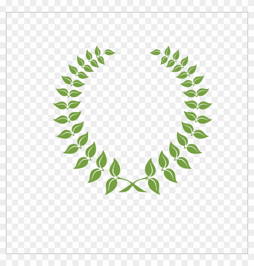 Olive Leaf Laurel Wreath - Laurel Wreath Vector #758523