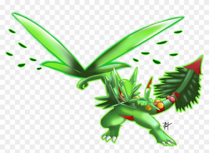 Pokken Leafblade By Harlequinwaffles - Sceptile Using Leaf Blade #758736