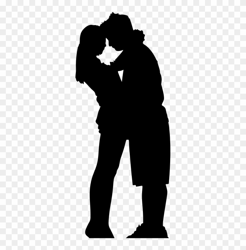 Medium Image - Couple Hugging Silhouette #758769