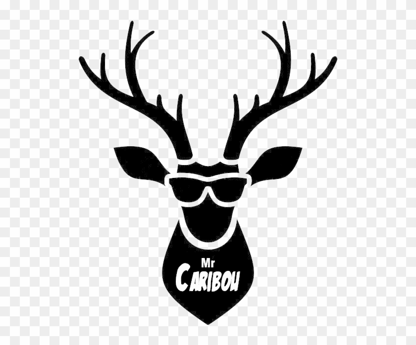 Mr Caribou, Chroniqueur Émérite Et Bénévole Des Rêveries - Vector Logo #758822