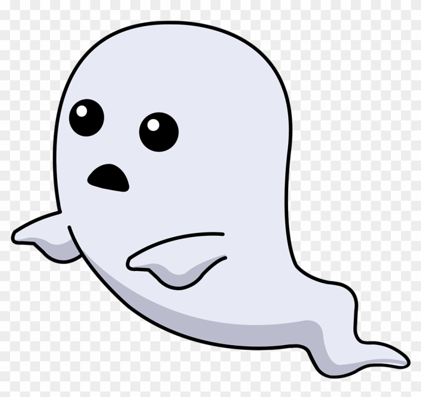 Elegant Cartoon Ghost Clip Art Medium Size - Ghost #759031