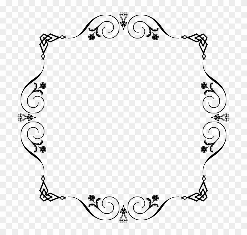 Elegant Border 17, Buy Clip Art - Elegant Border Frame Png #759042