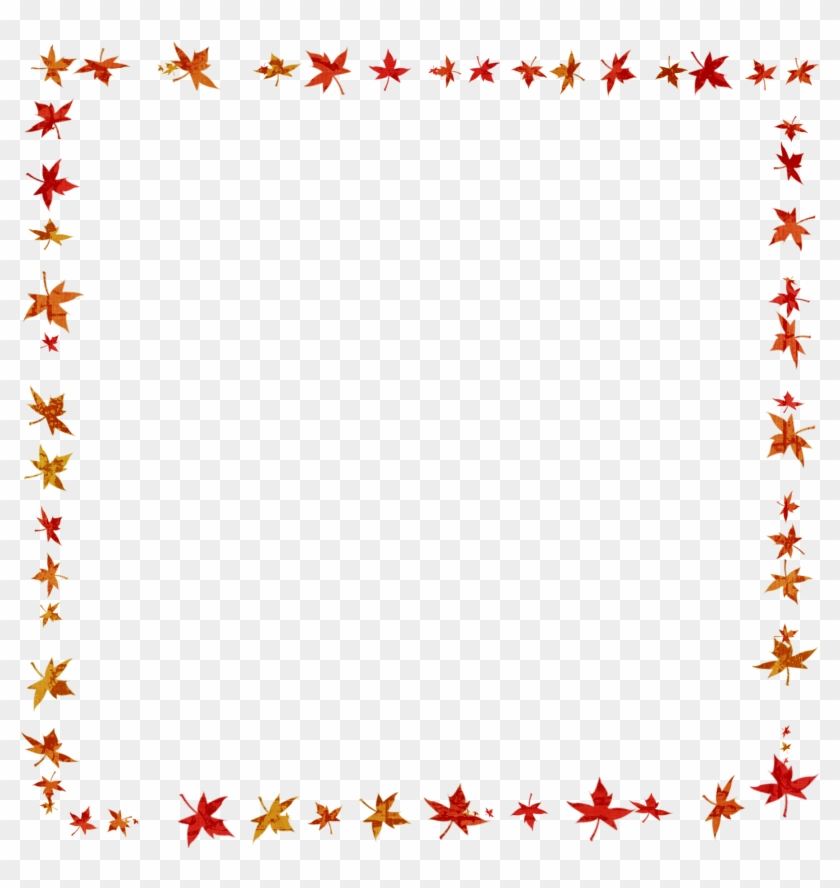 Fall Leaves Border Png Download - Portable Network Graphics #759185