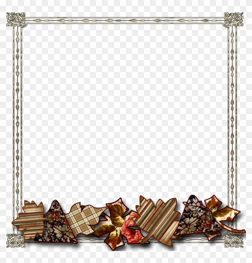 Fall Leaves Border Png For Kids - Picture Frame #759194