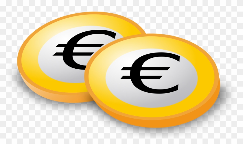 Euro Coins Clipart - Euro Coin Clipart #759302