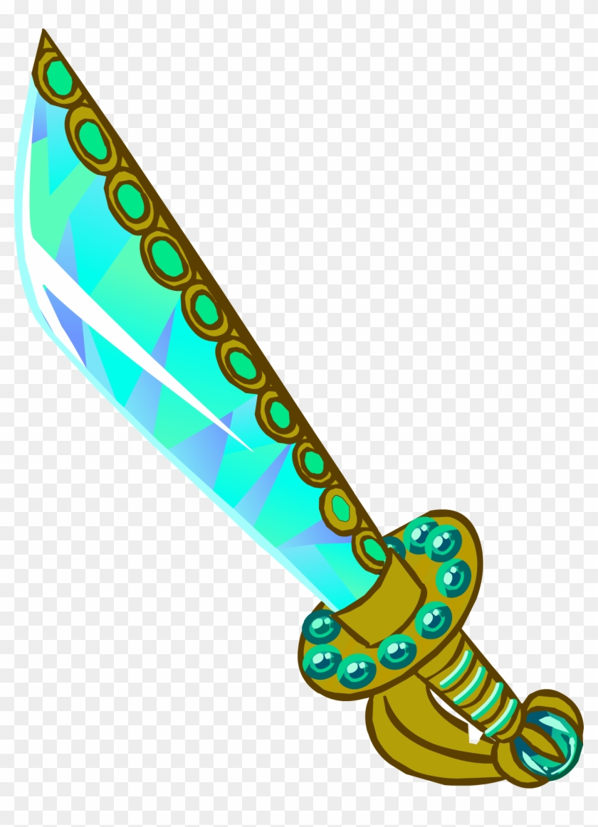 Jeweled Cutlass - Club Penguin Sword #759337