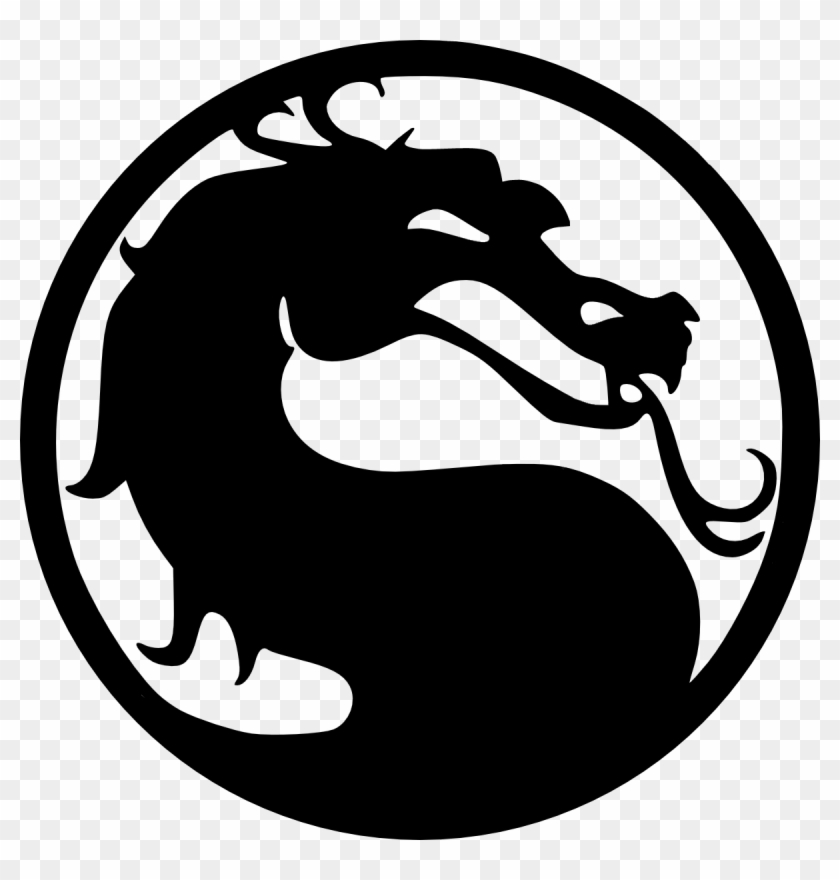 Mortal Kombat Silhouette - Mortal Kombat Logo Png #759355