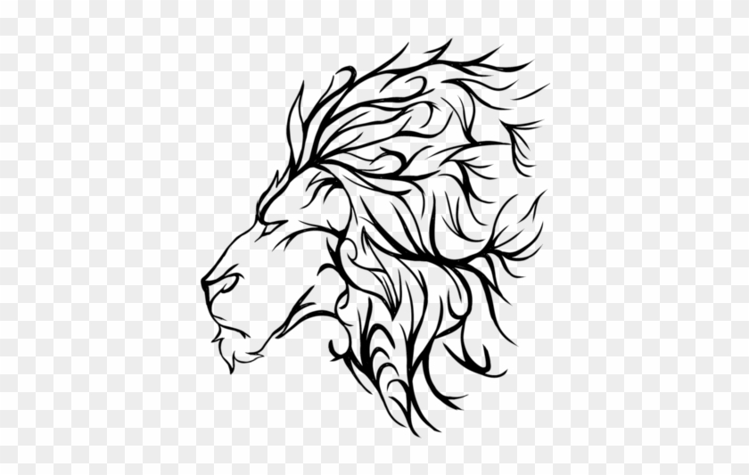 Lion Tattoo By Amberfanged On Deviantart - Transparent Lion Design #759398