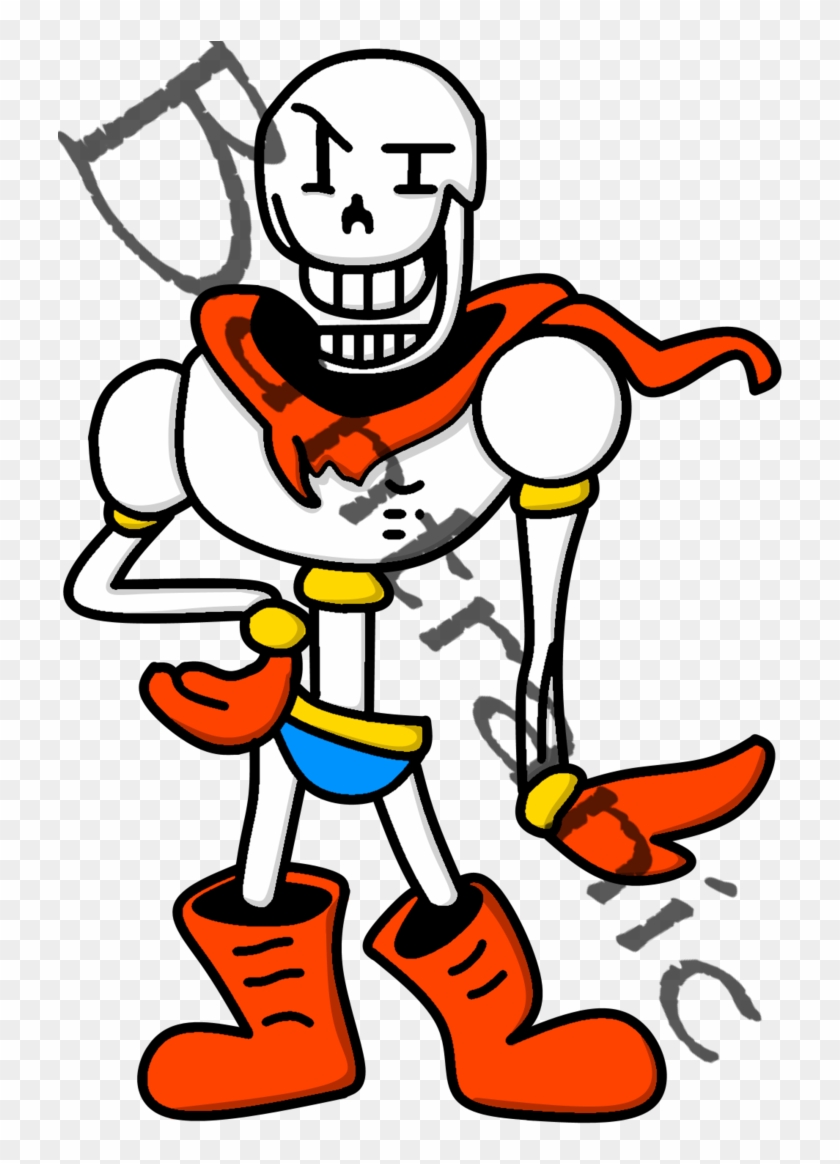 Papyrus Hd Sprite Recreation By Bantranic - Undertale Papyrus Sprite Png #759552