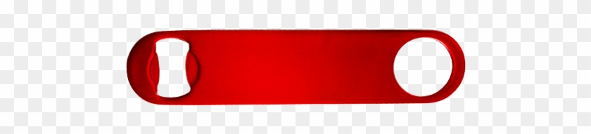 Red Screen Printed Colored Stainless Steel Speed Opener - Steel #759555
