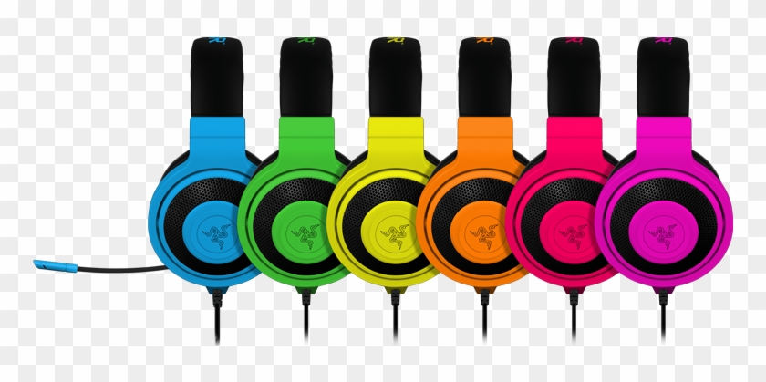 Razer Announces Their Neon Kraken Series Headsets & - Razer Kraken Mobile Gaming Headset (red) #759578