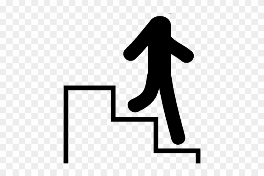 Downstairs Cliparts - Walking Down Stair Clipart #759636