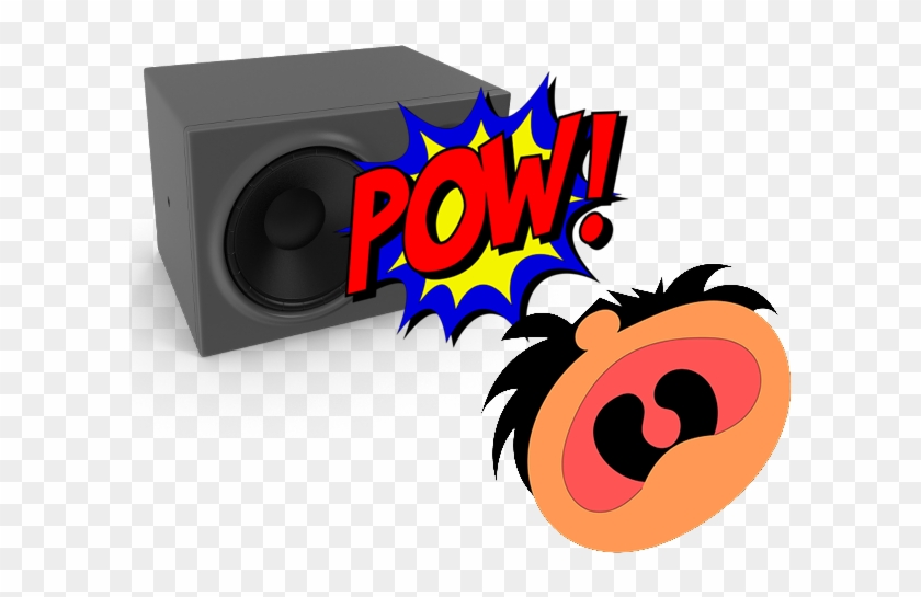 Putting Your Dj Studio Monitors In The Correct Position - Red, Blue And Yellow Pow! Comic Book Themed Shower #759668