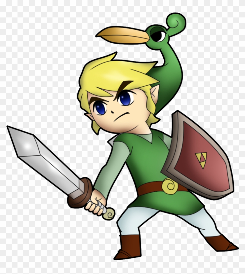 Recreation Of Legend Of Zelda's Link Art By Avacassandra - Cartoon #759708