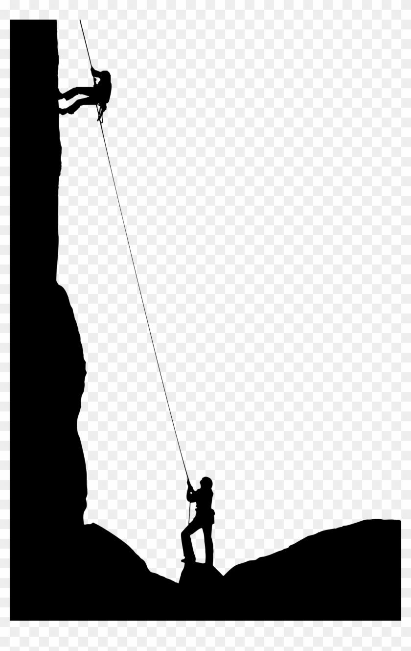 Big Image - Rock Climbing Silhouette Png #759716