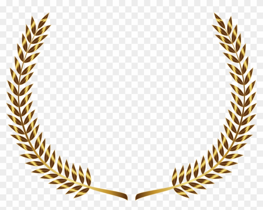 Branch Olive Gold Â - Gold Laurel Wreath Png #759774