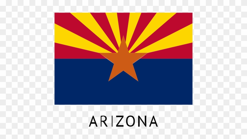 Arizona State Flag - Arizona Flag Png #759912