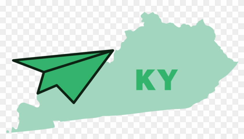 Kentucky Mail Forwarding - Kentucky State Map Png #760020