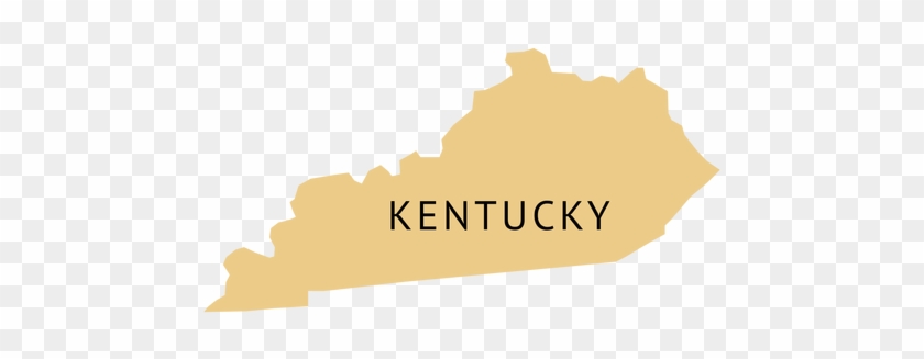 Kentucky State Plain Map Transparent Png - Transparent Kentucky Logo #760168