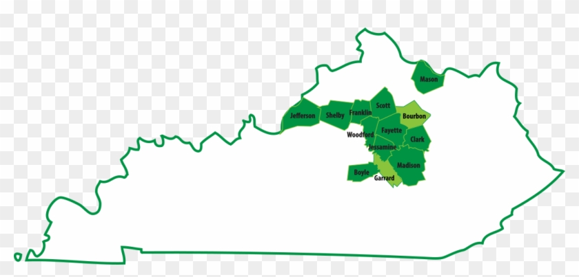 The Hemp Highway Of Kentucky Weaves Through Names, - Map Of Kentucky Counties #760214