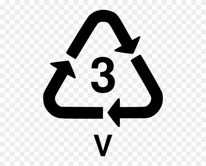 Recycling Symbol - Plastic 3 #760225