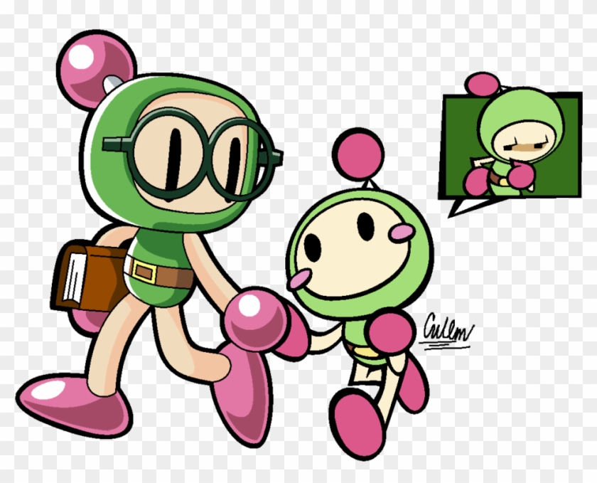 Bookworm Green And Green Bomber By Caitlinthestargirl - Super Bomberman R Green Bomber #760256