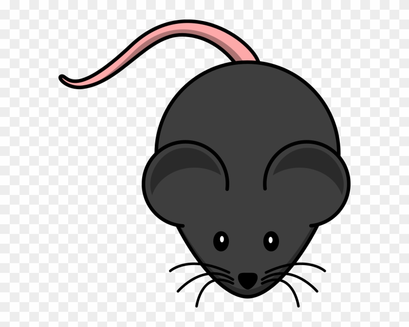 Black Mouse Clip Art At Clker - Cartoon Mouse #760337