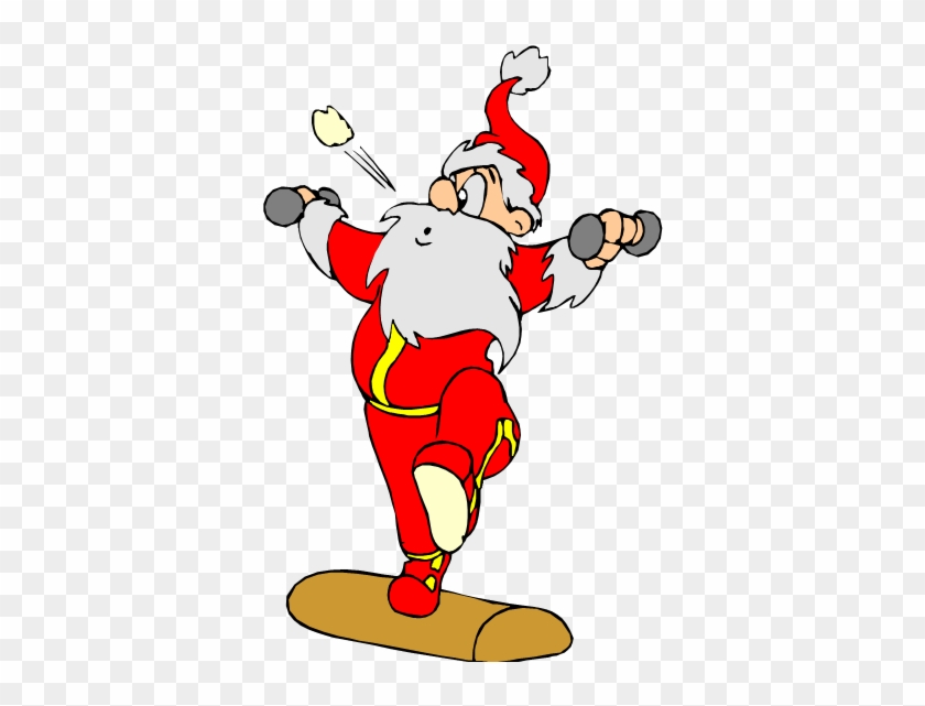 Give The Gift Of Health For Christmas Real Help For - Santa Claus Working Out #760389