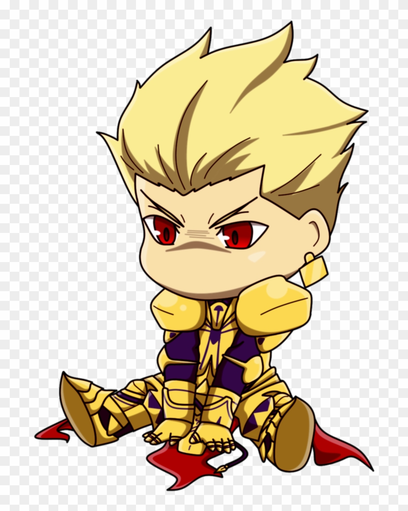 [fate/stay Night] Chibi Gilgamesh By Sallaria - Fate Stay Night Chibis #760413