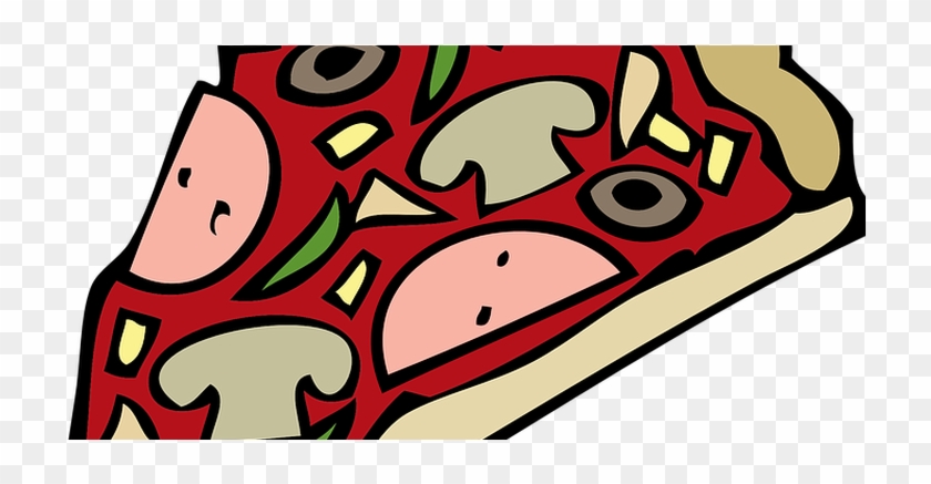 Tonight I Am Going To Stay At My Sister's House - Cartoon Pizza Slice Png #760439