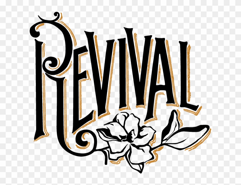 Revival Logo - Black And White Clip Art Revival #760517