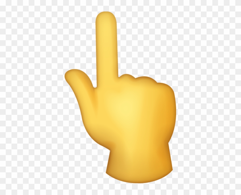 Download Up Pointing Backhand Index Iphone Emoji Icon - Hand Emoji Symbol Pointing Transparnet #760571