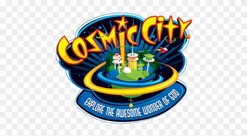 Revival Christian Fellowship Started Vbs Today Vacation - Cosmic City Vbs Logo #760576