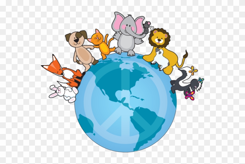 Peace On Earth And Good Will To All Animals - Animal World Clip Art - Free  Transparent PNG Clipart Images Download