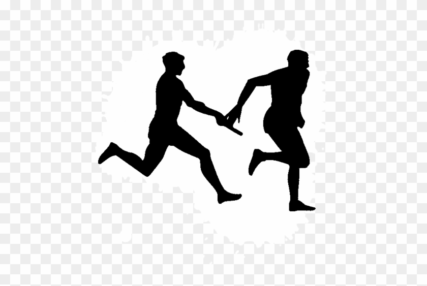 Relay Running Clipart - Sport Silhouettes #760646