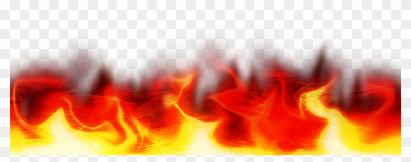 Simple Flames Border Transparent Background - Transparent Background Fire Border #760696