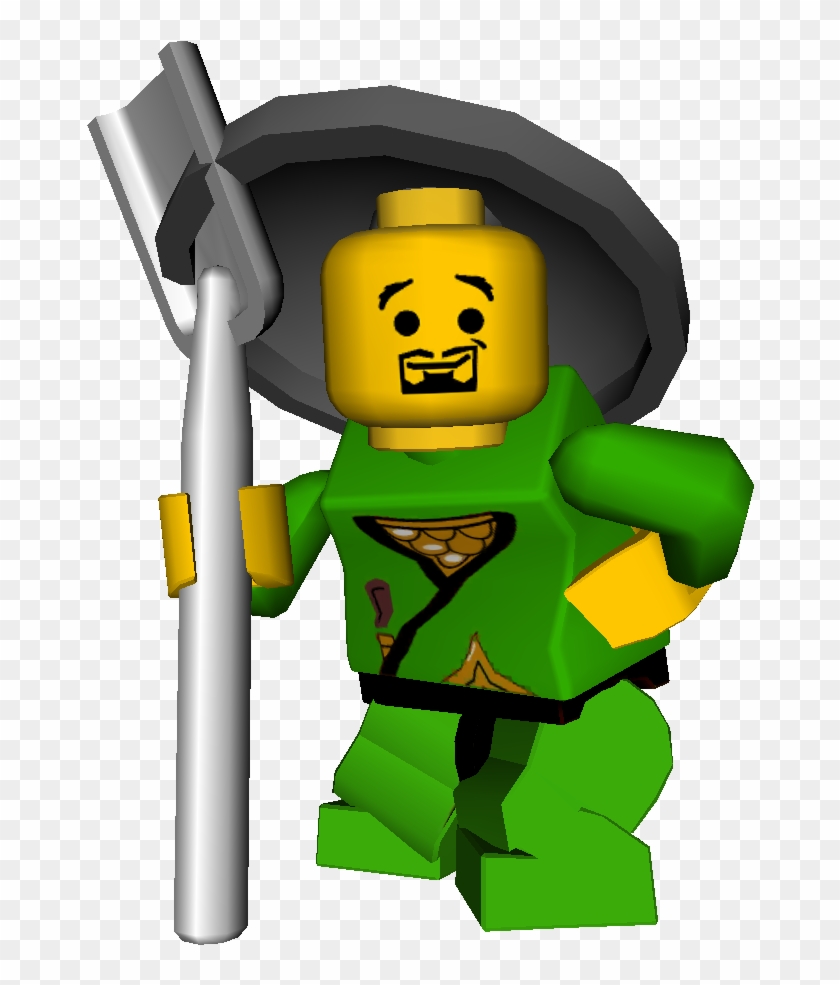 Ninja Gardener With Textures - Lego Gardener #760802