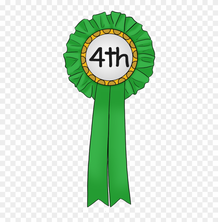 4th Rosette By Evenweaveequestrian - 4th Place Clipart #760819