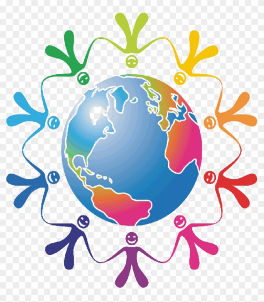 Peace Week 2015 Logo - People Holding Hands Around The World Gif #760843