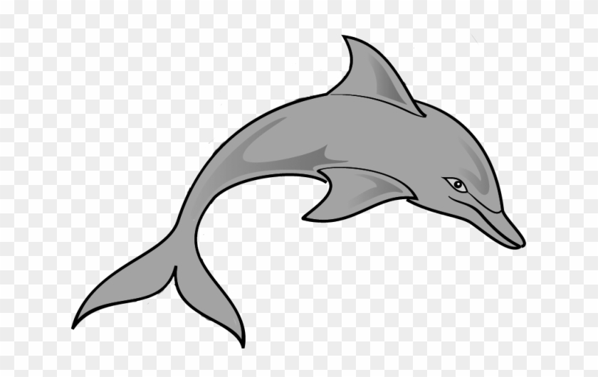 Dolphin With School Bag Clipart - Living Things Clip Art #760891