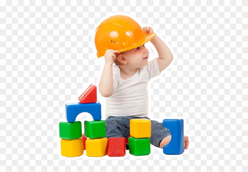 Baby Playing With Blocks Png #760989