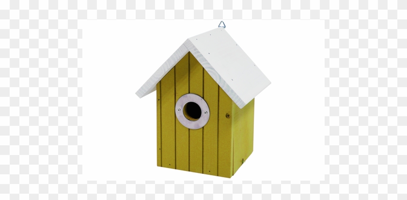 Birdhouse White Roof Light Yellow - House #761173