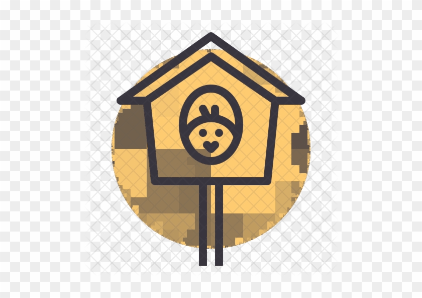 Birdhouse Icon - Sparrow #761194