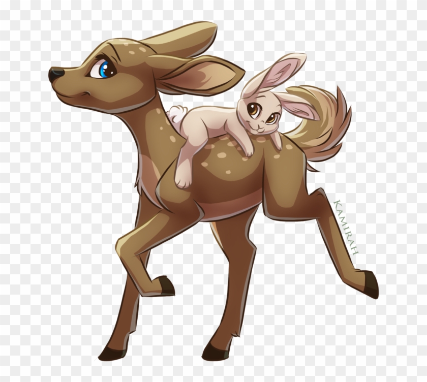 Kipporah By Kamirah - Anime Animals Deer - Free Transparent PNG Clipart  Images Download