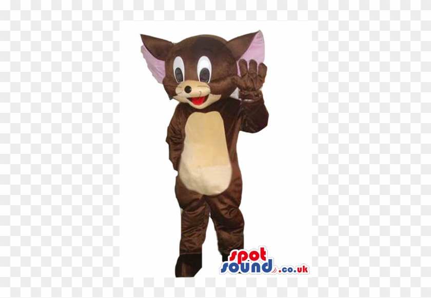 Tom And Jerry Cartoon - Tom And Jerry Jerry Mouse Mascot Costume Adult Size #761320