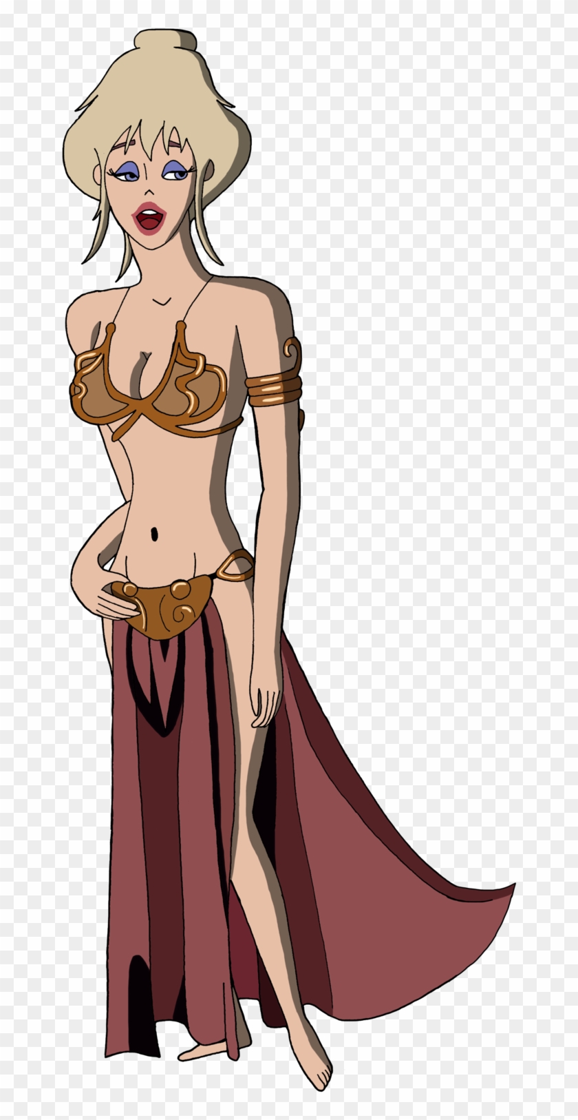 Renthegodofhumor Holli Would As Slave Leia By Renthegodofhumor - Holli Would #761328